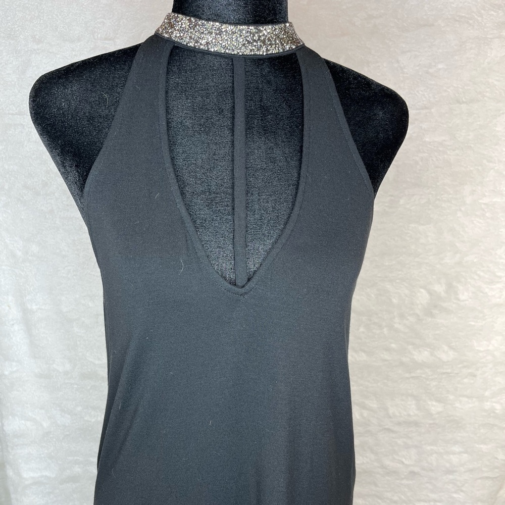 Express  - Sparkling Choker Halter Top Cami.

Sparkling choker halter top